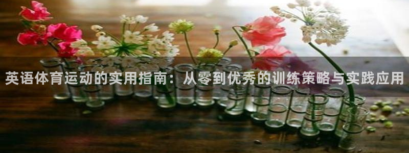 意昂5Kgame平台总代理：英语体育运动的实用指南：从零到优秀的训练策略与实践应