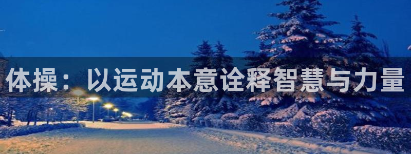 意昂5Kgame体育2：体操：以运动本意诠释智慧与力量