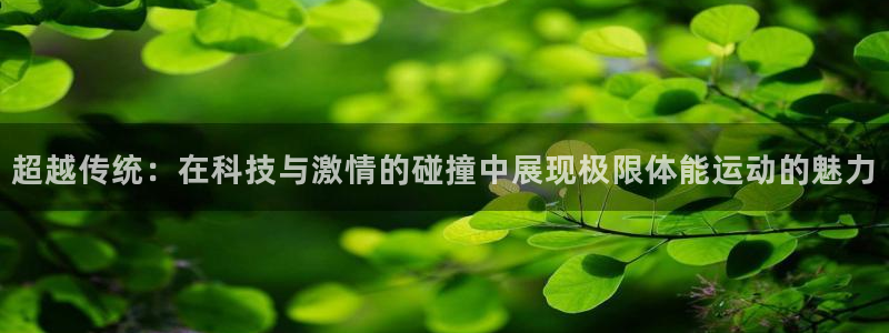 意昂5Kgame2登录：超越传统：在科技与激情的碰撞中展现极限体能运动的魅力